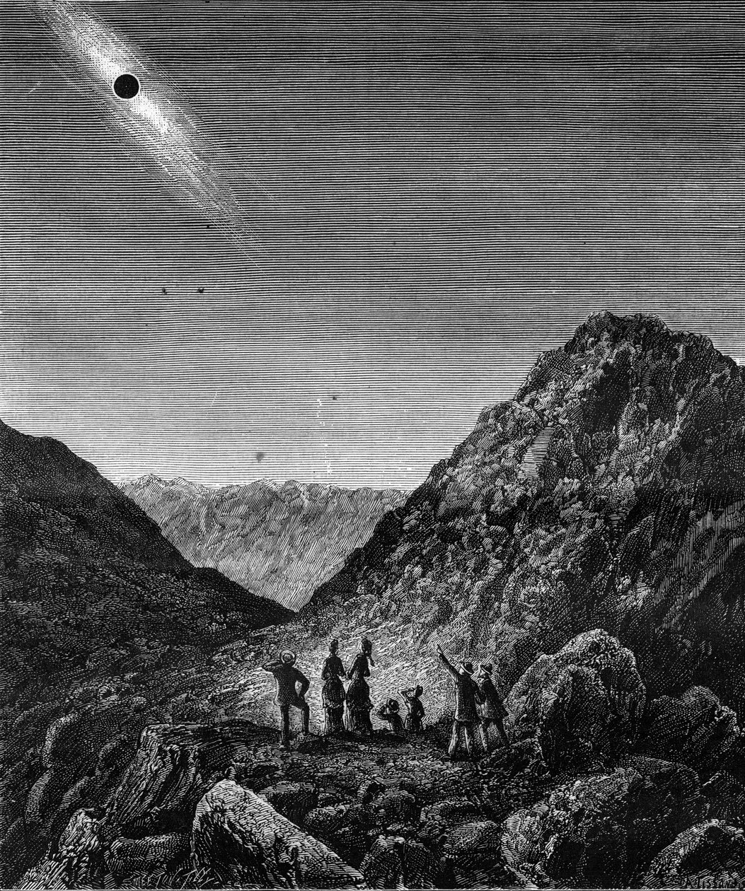 Total eclipse of July 29 by Unknown artist
