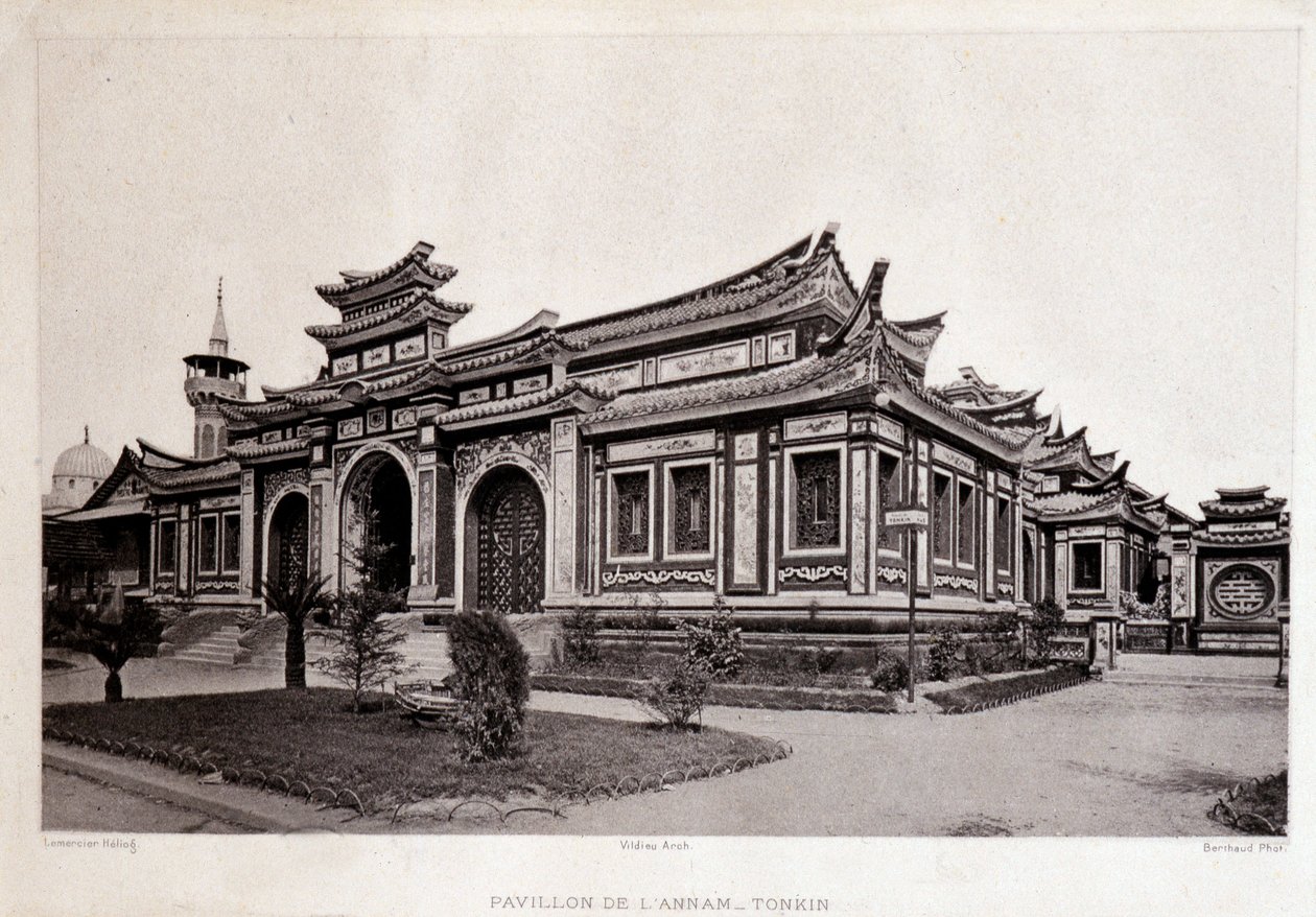 Universal Exhibition in Paris 1889 - Pavilion of Annam, Tonkin by Unknown artist