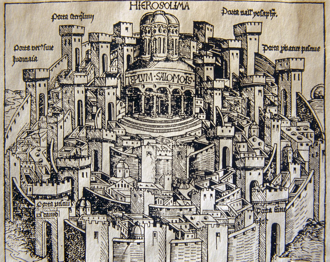 View of Jerusalem in the Middle Ages by Unknown artist