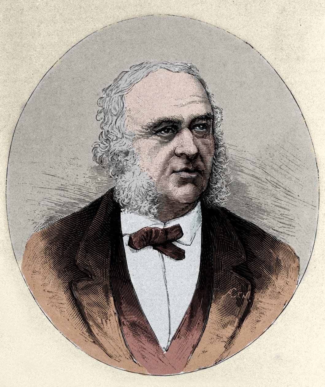 Portrait of Paul Broca (1824-1880), French surgeon and anthropologist by Unknown artist