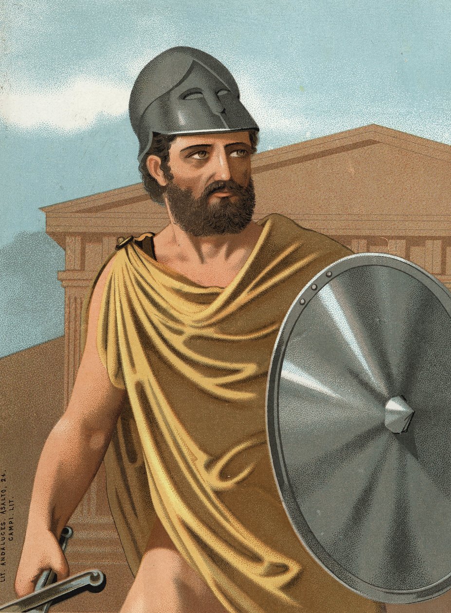 Portrait of Themistocles. in Greek Themistocles statesman and Athenian general (c. 525 BC to c. 460 BC) from 