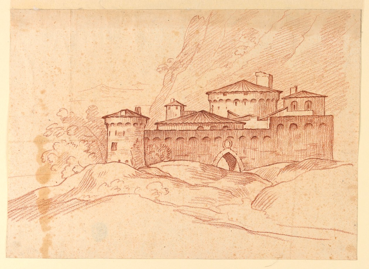 Castle in the Mountains, 1810–1830 by Unknown artistUnknown artist