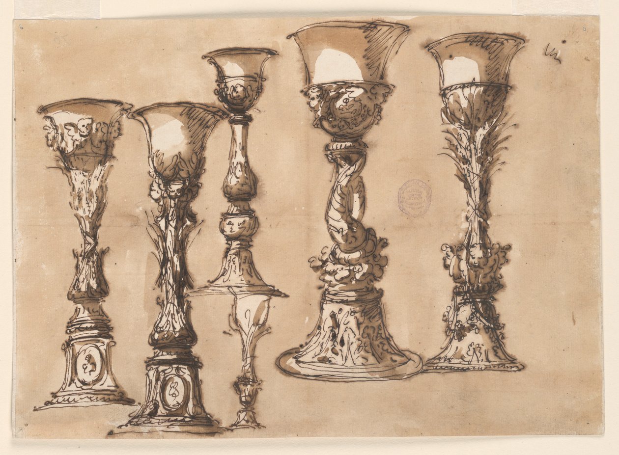 Chalice Designs, late 18th century by Unknown artistUnknown artist
