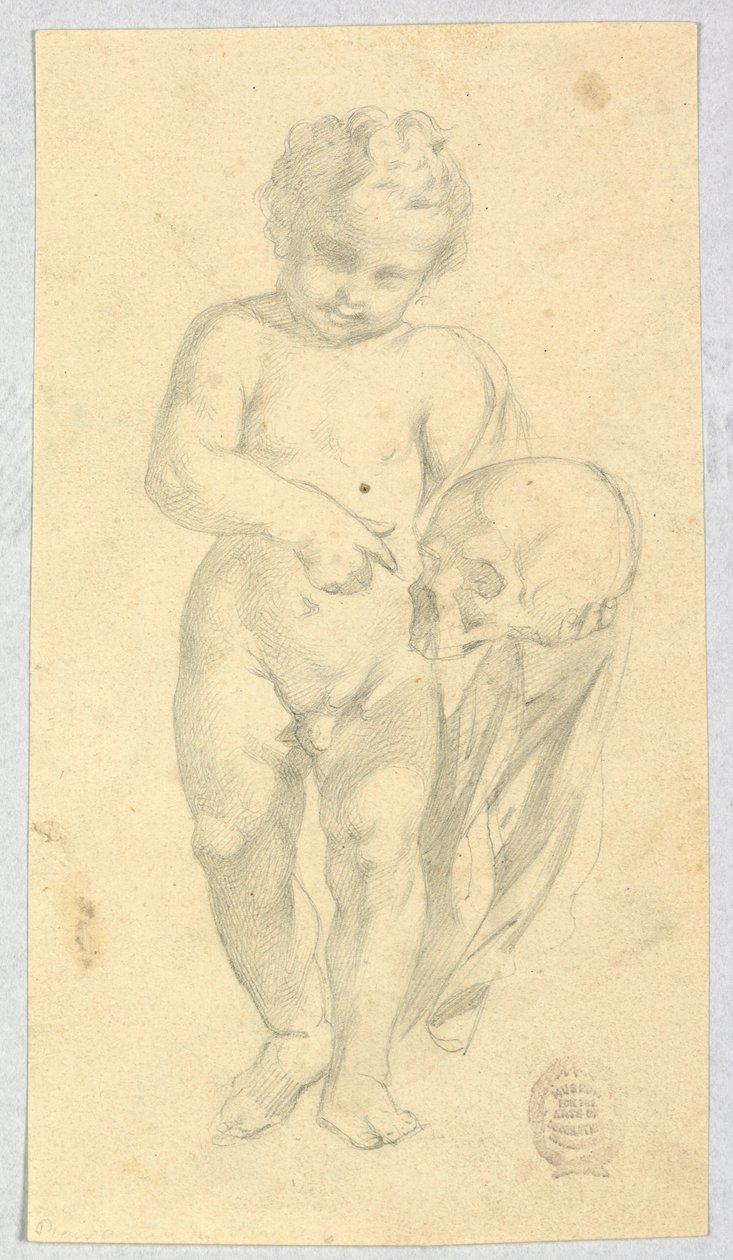 Child Carrying a Skull, 16-19th century by Unknown artistUnknown artist