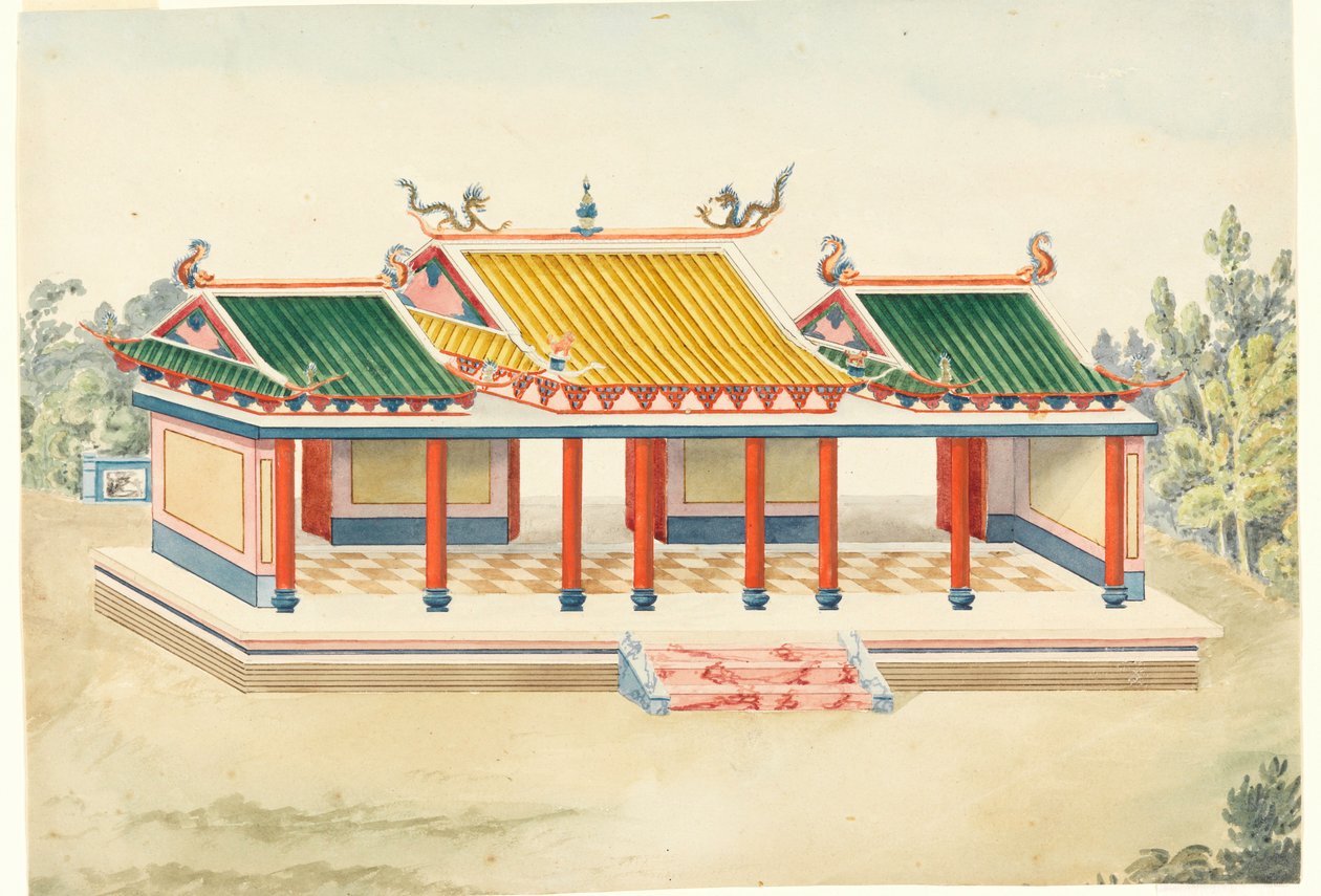 Chinoiserie Pavilion, 1815–22 by Unknown artistUnknown artist