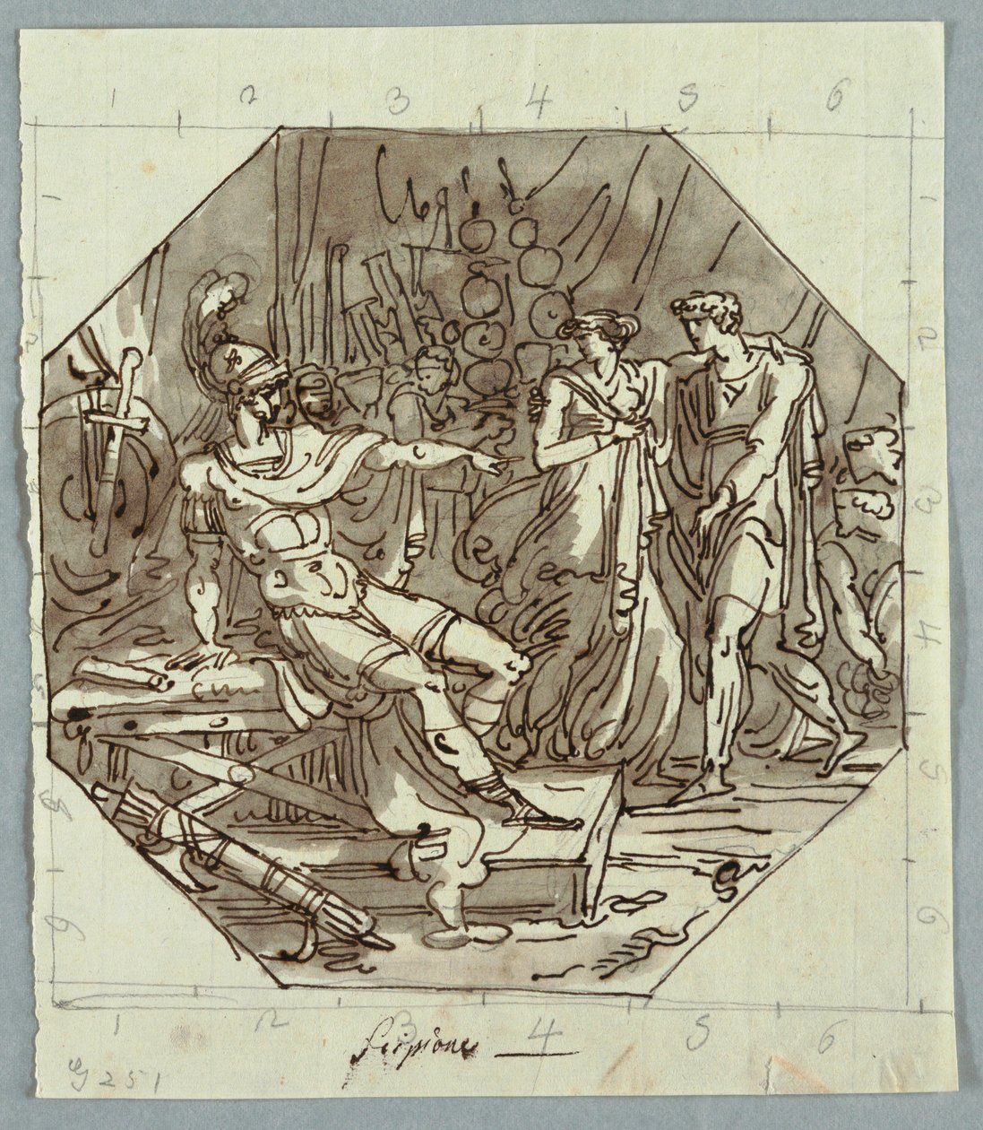 Continence of Scipio, 1811 by Unknown artistUnknown artist