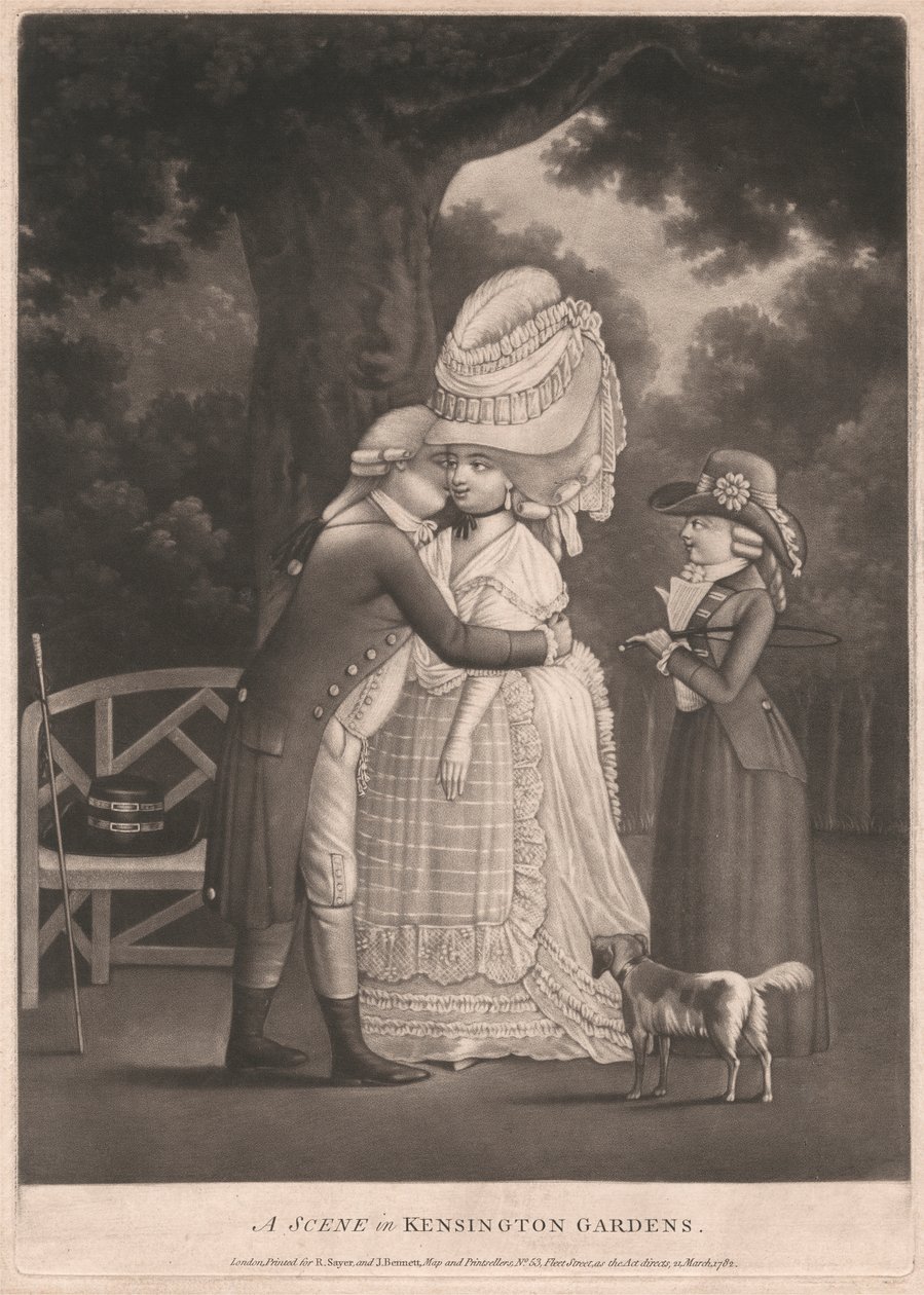 A Scene in Kensington Gardens by Unknown artist