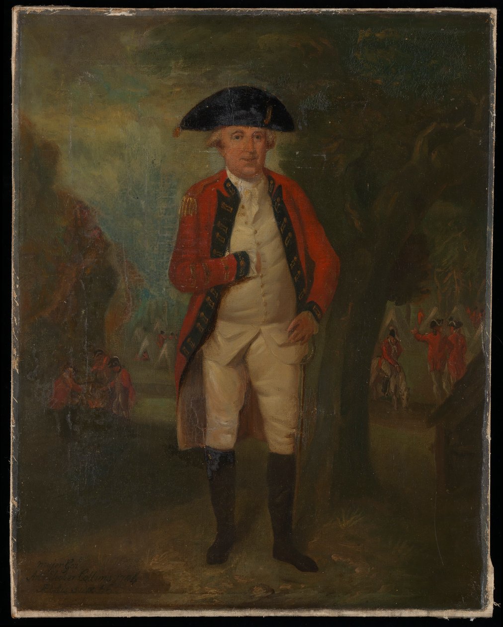 Portrait of Major-General Arthur Tooker Collins of the Marines in his full dress uniform by Unknown artist