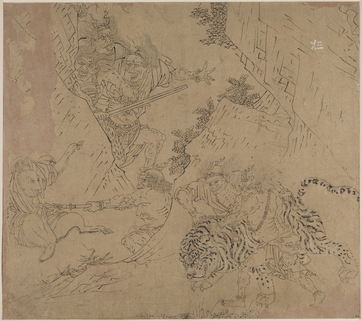 Album of Daoist and Buddhist Themes: Search the Mountain: Leaf 43 by Unknown artist