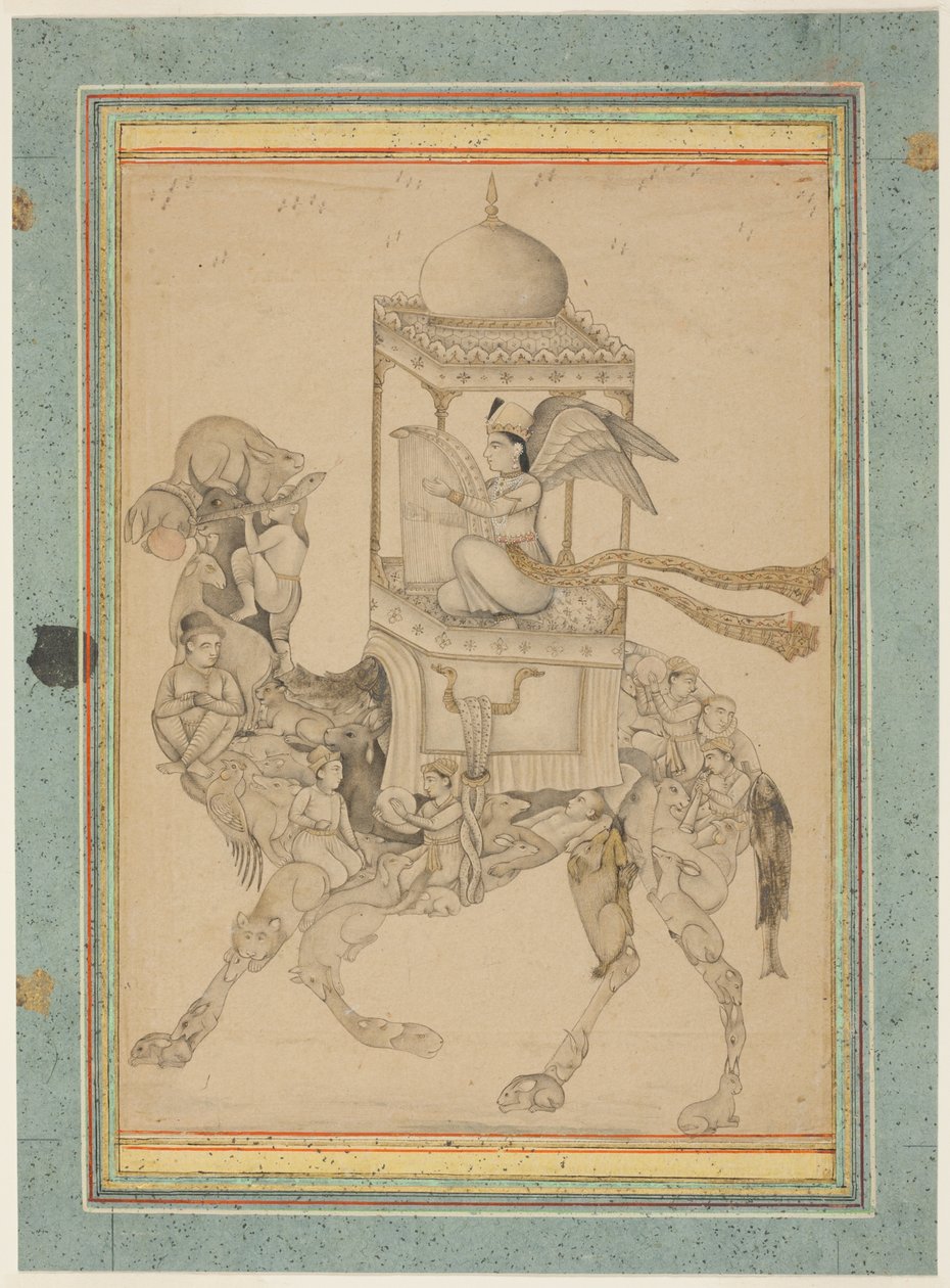 Angel (Peri) Riding a Composite Camel by Unknown artist