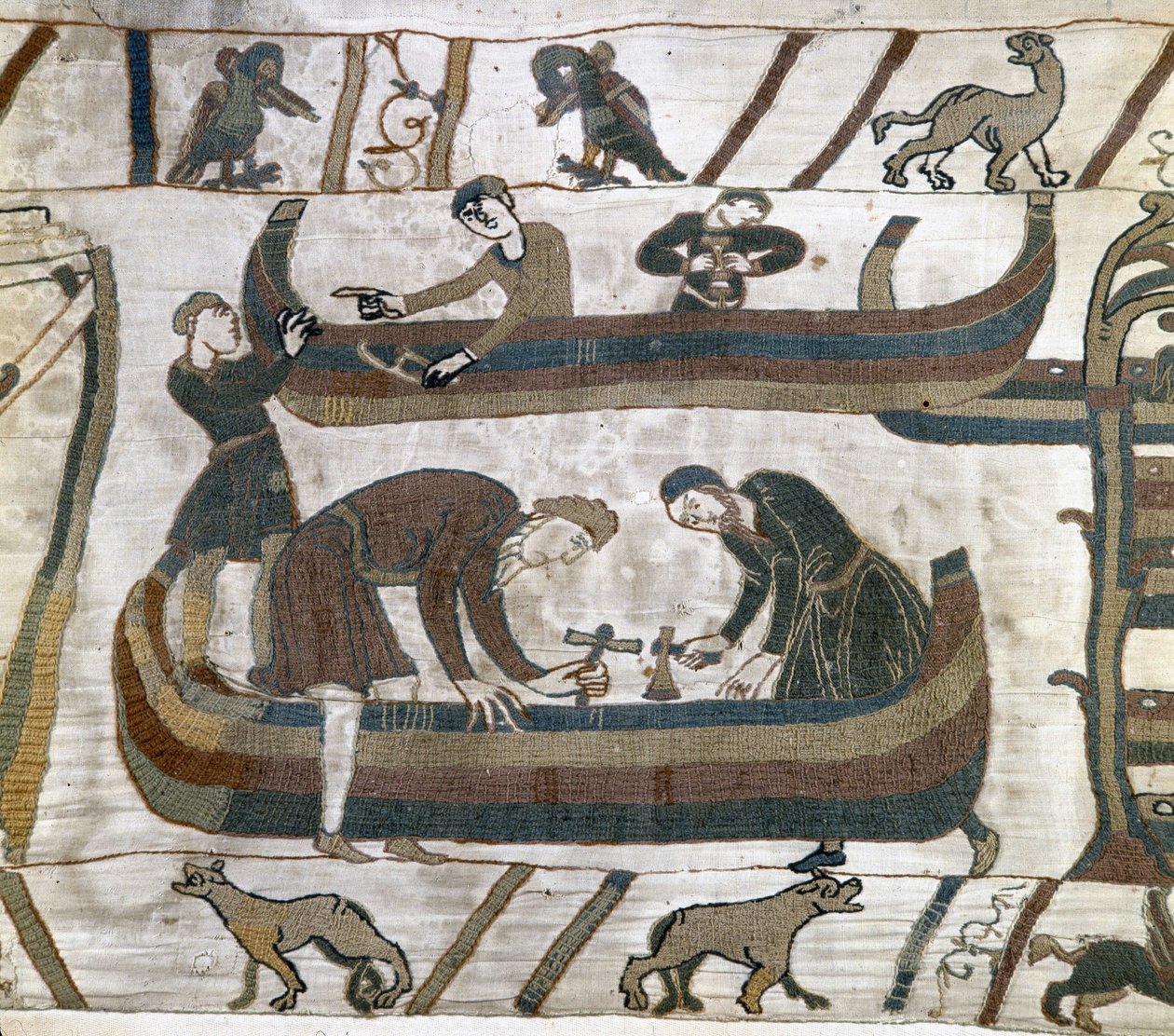 Bayeux Tapestry, Known as Embroidery of Queen Mathilde by Unknown artist