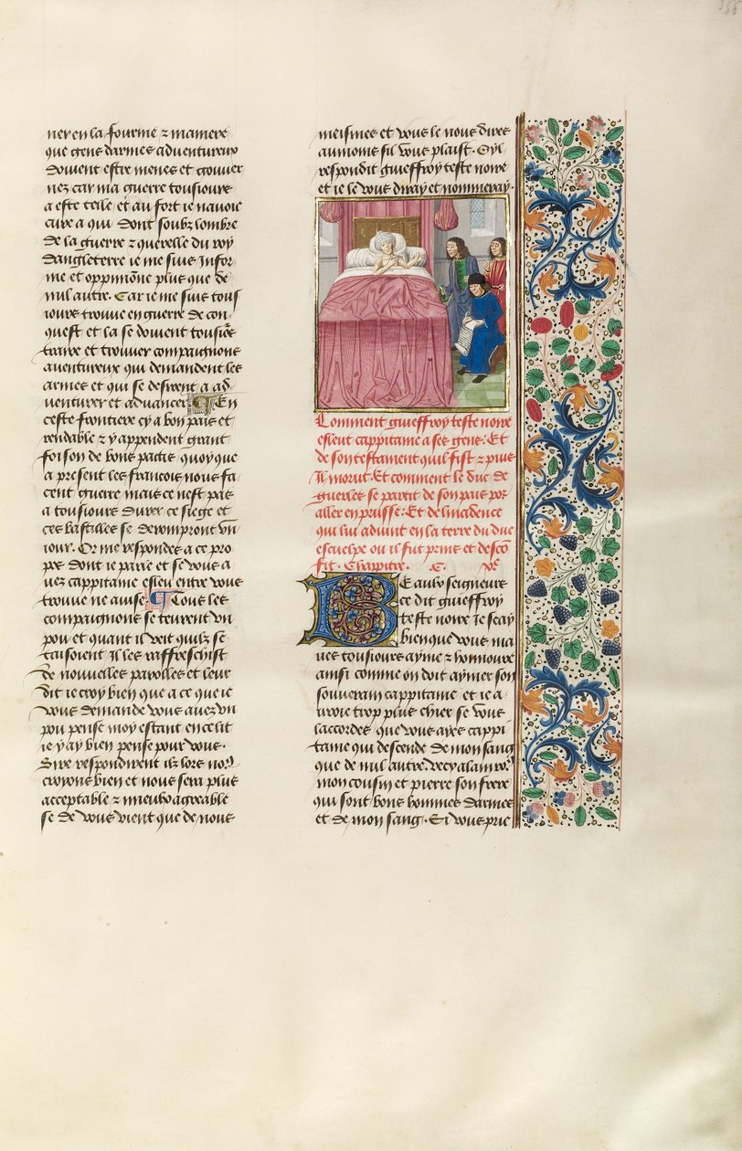 Captain Geoffroy Tête-Noire Appointing a New Captain by Unknown artist