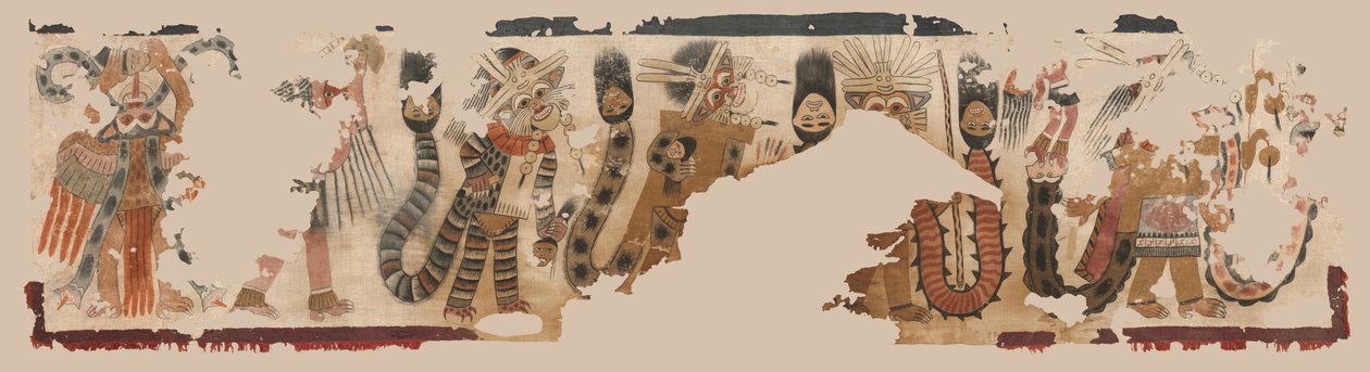 Cloth with Procession of Figures by Unknown artist