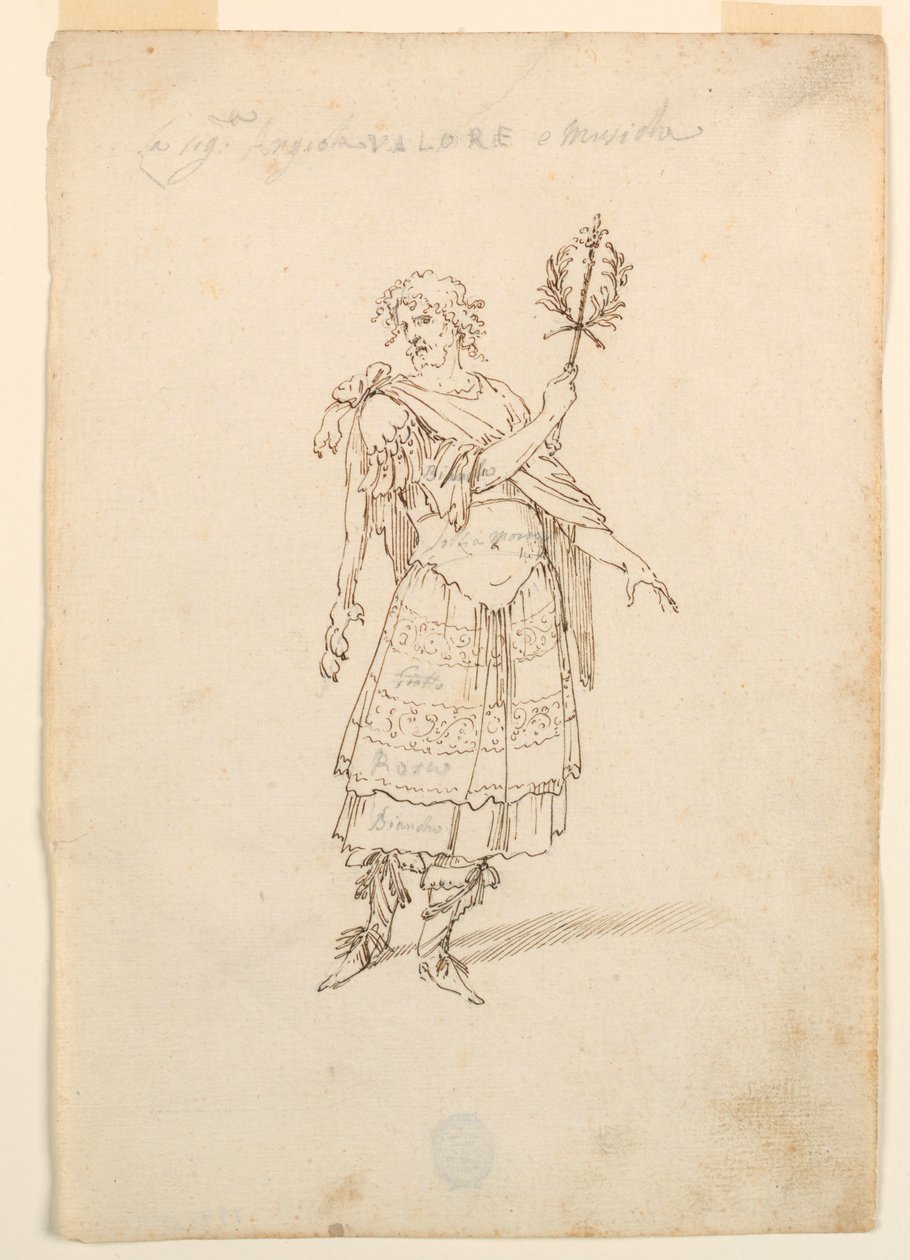 Costume Design: Valor and Music for a Ballet by Unknown artist