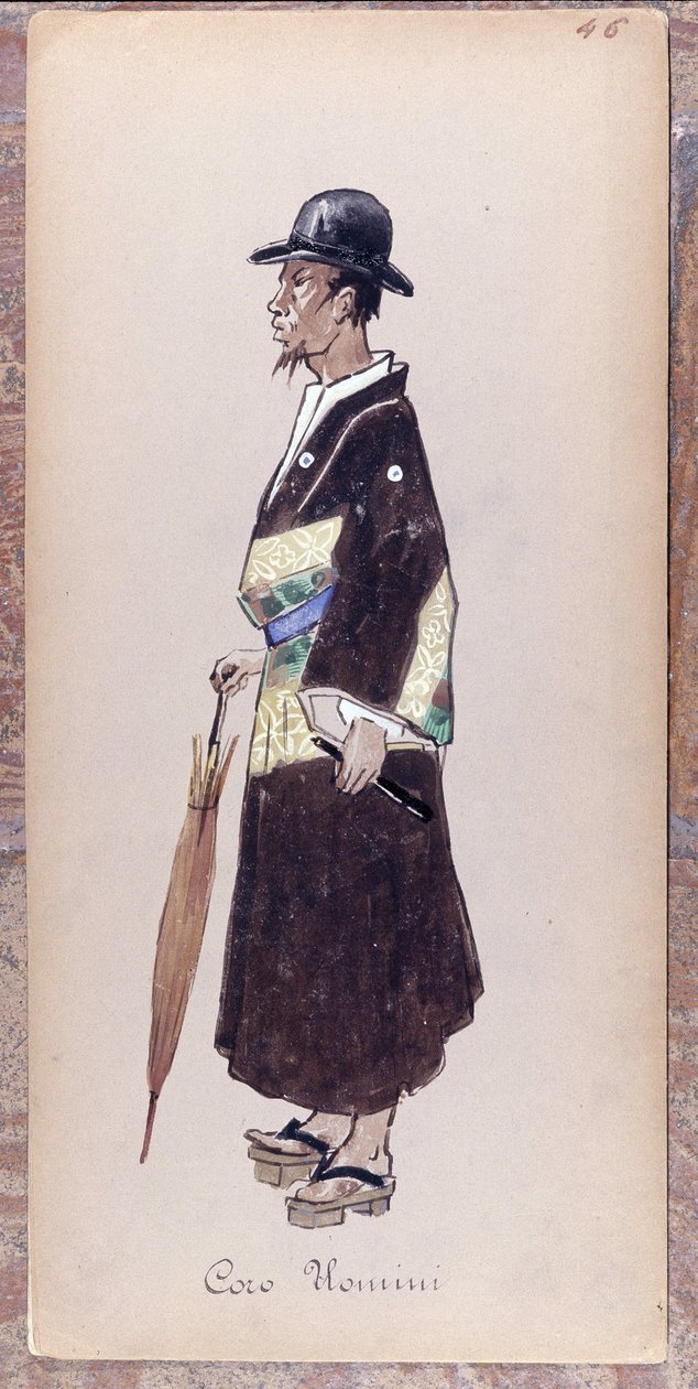 Costume for a Character from the Choir of the Opera Madame Butterfly by Giacomo Puccini in 1904. Collection of the Museo della Scala in Milan by Unknown artist