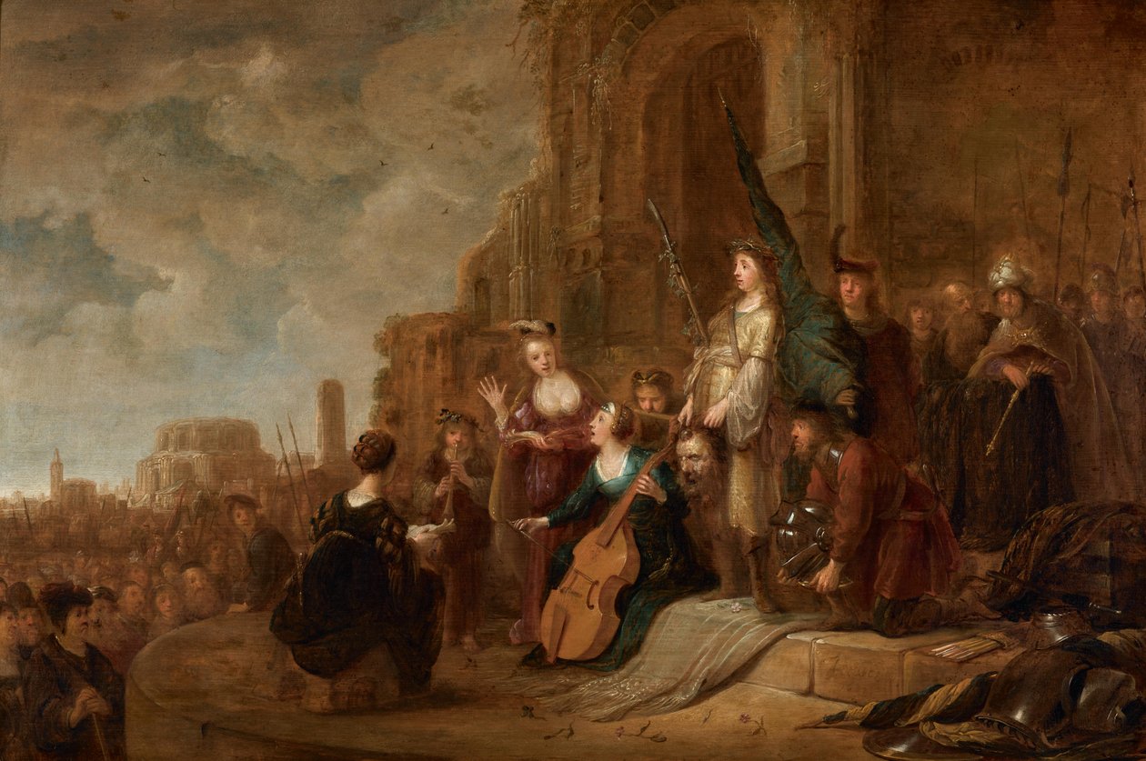 David with the Head of Goliath by Unknown artist