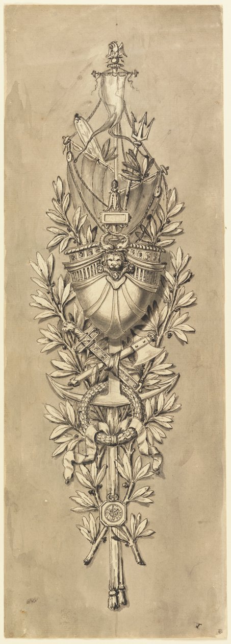 Design for a Marine Trophy by Unknown artist