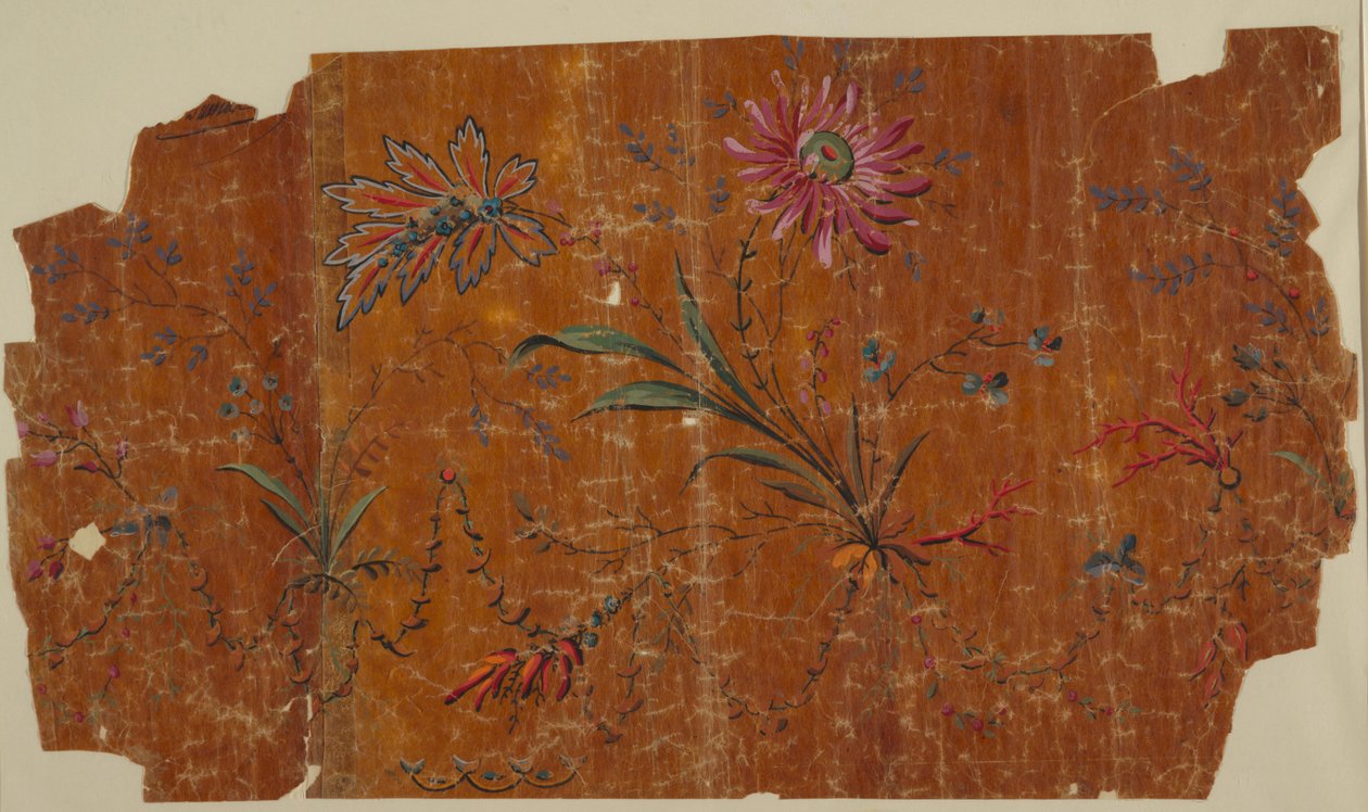 Design for a Woven Horizontal Border by Unknown artist