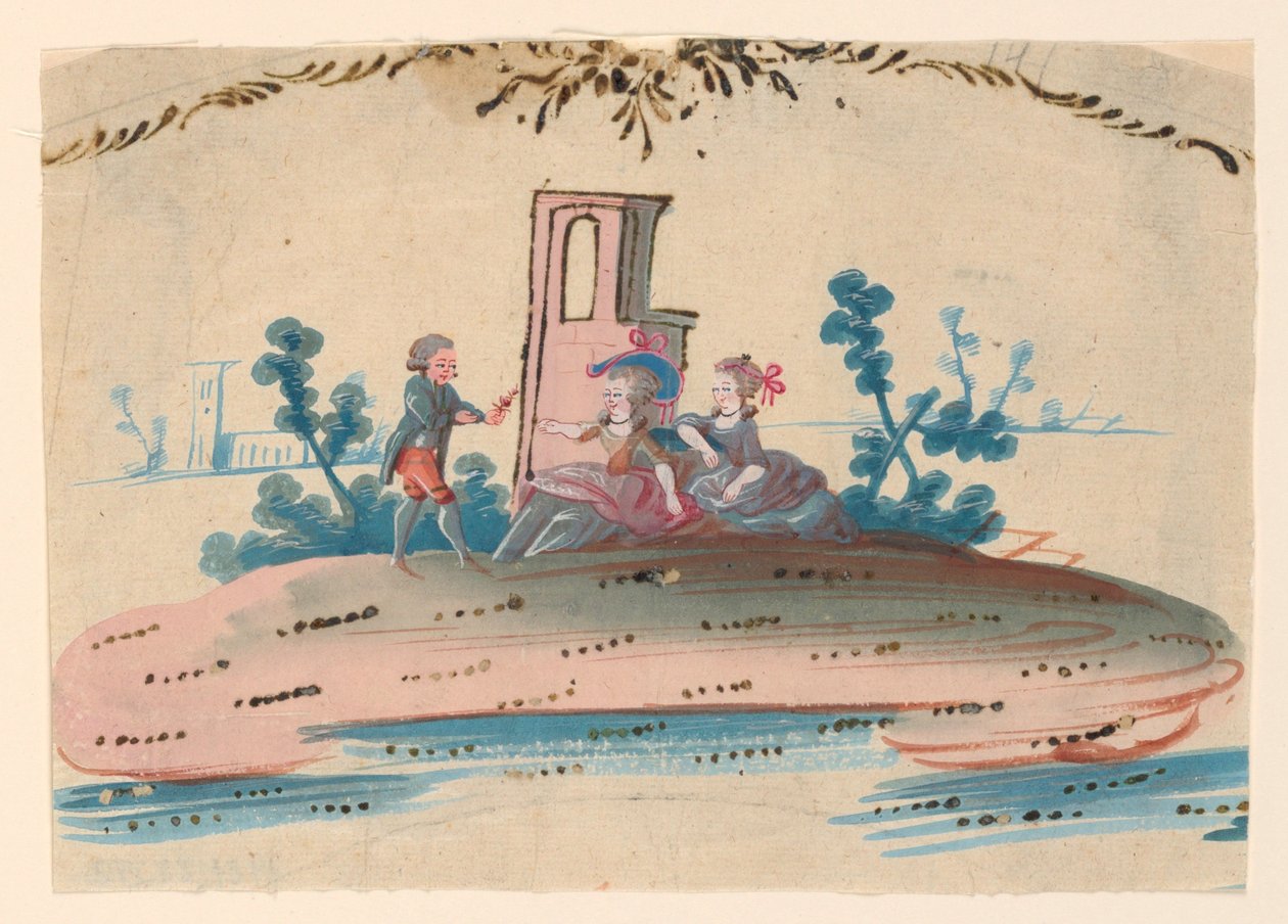 Design for the Embroidery of a Man