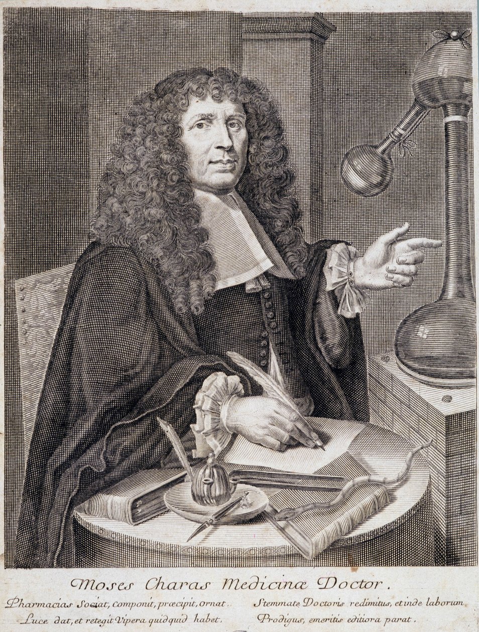 Doctor in his laboratory by Unknown artist