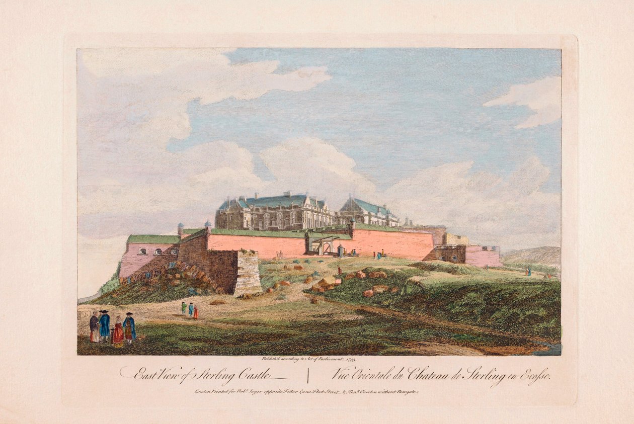 East View of Stirling Castle, Scotland by Unknown artist