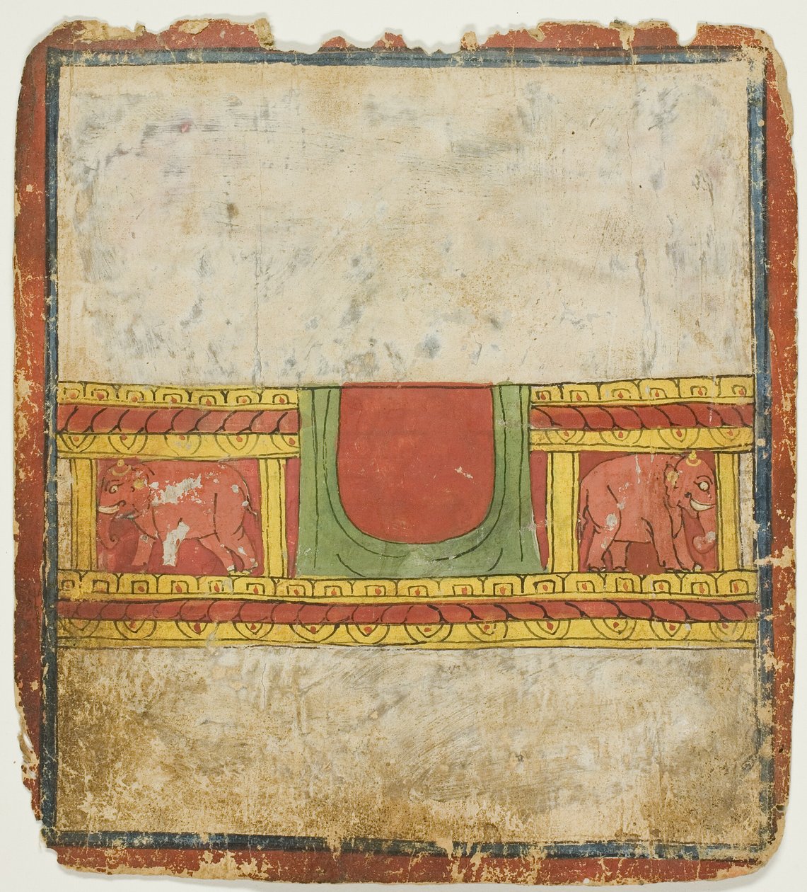Elephant Throne, from a Set of Initiation Cards (Tsakali) by Unknown artist