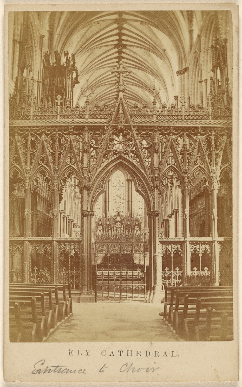 Ely Cathedral: Entrance to Choir by Unknown artist