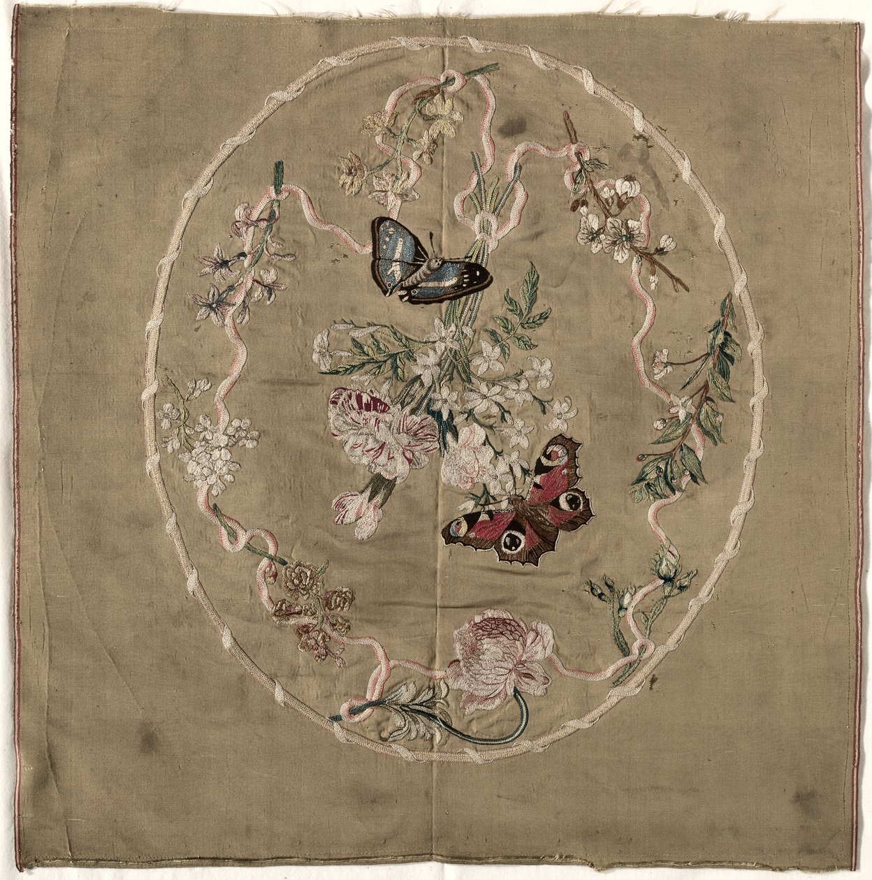 Embroidery for Fire Screen by Unknown artist