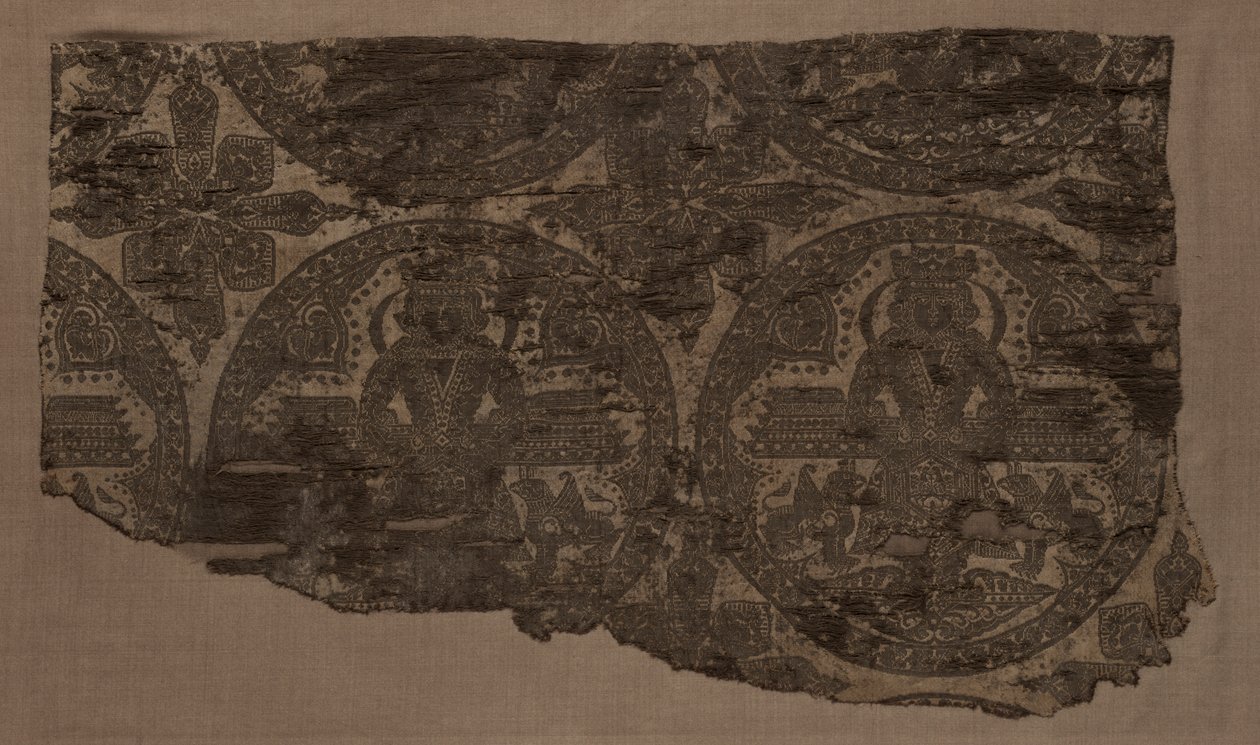 Enthroned King Flanked by Griffins by Unknown artist