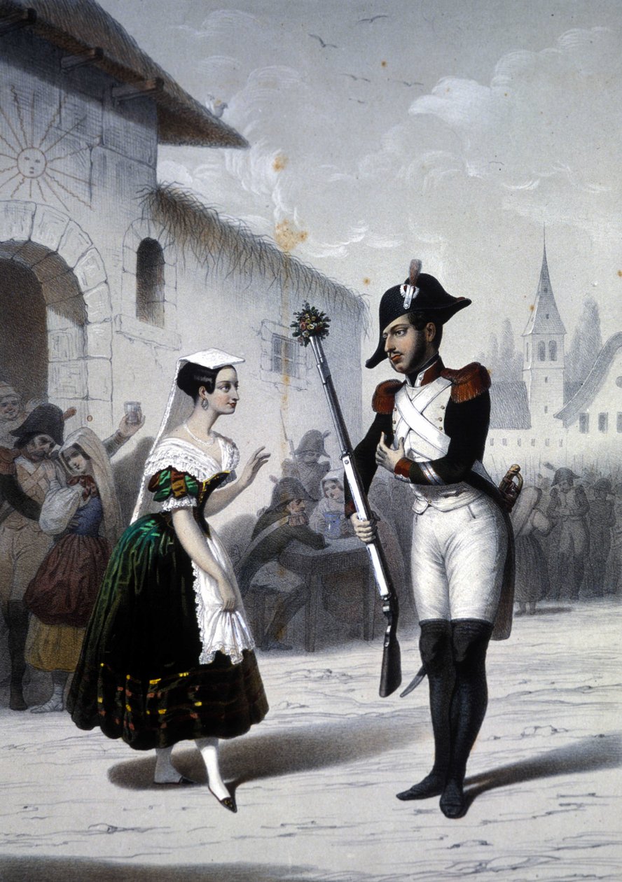 Fanny Persiani and Tamburini in the opera 