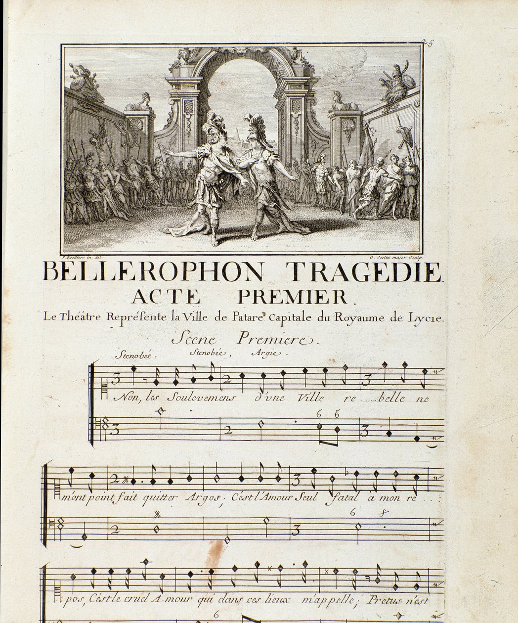First Act of Bellerophon by Unknown artist