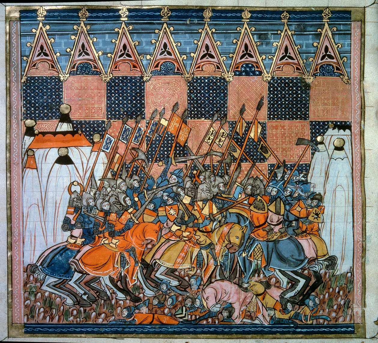 First Crusade: The Siege and the Capture of Jerusalem by the Crusaders Led by Godefroy de Bouillon in 1099 by Unknown artist