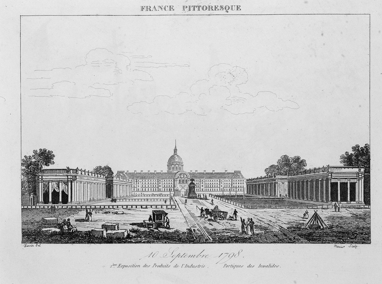 First Exhibition of Industrial Products: Portique des Invalides, September 10 by Unknown artist