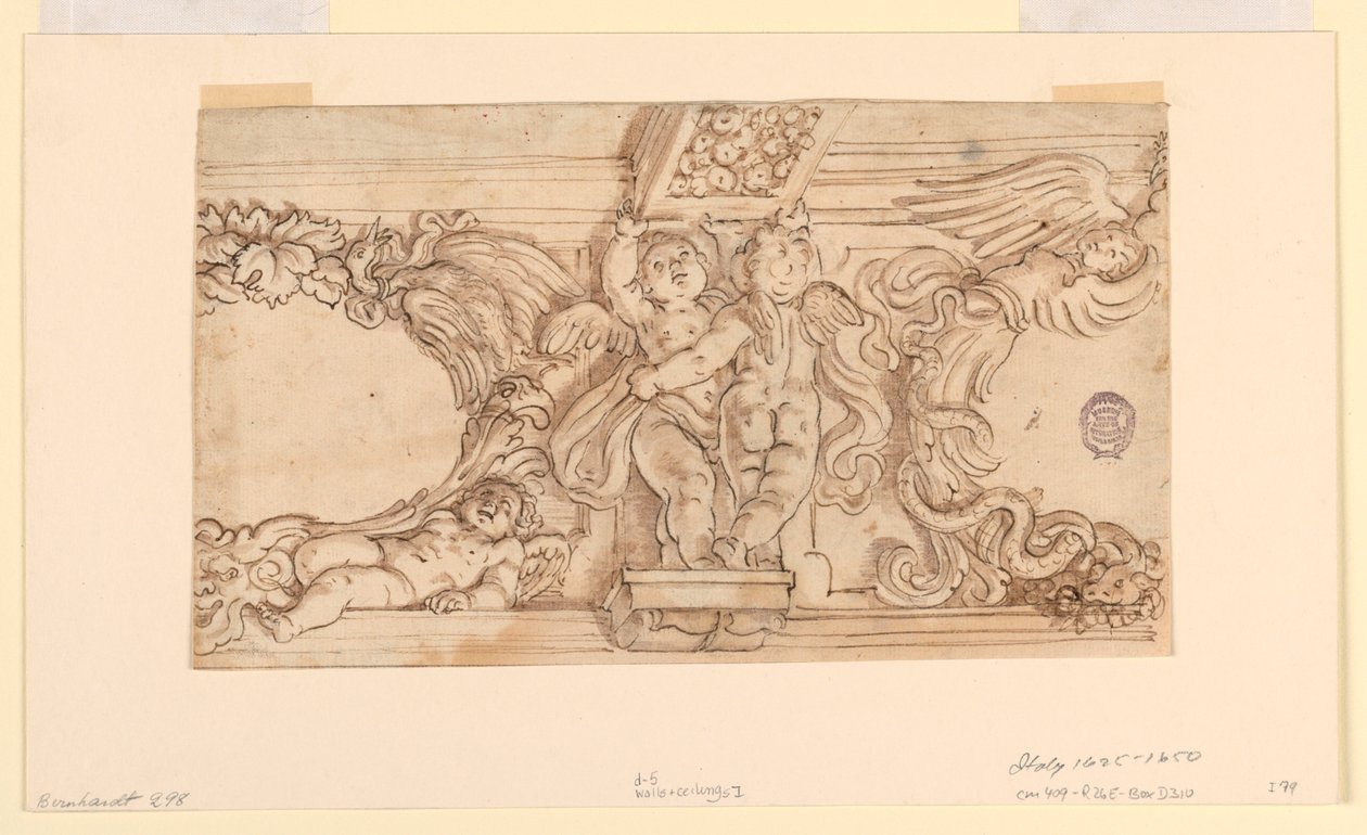 Frieze with Putti and Medallions by Unknown artist