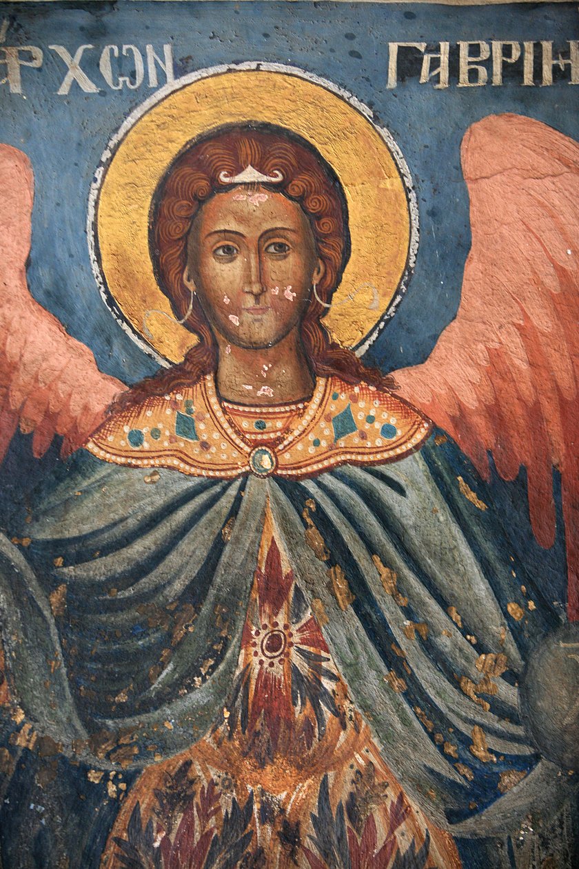 Fresco in the Church of the Koutloumousiou Monastery, Mount Athos, Greece, 2006 by Unknown artist