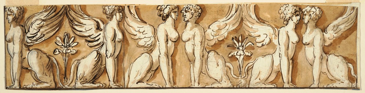 Frieze with Sphinxes by Unknown artist