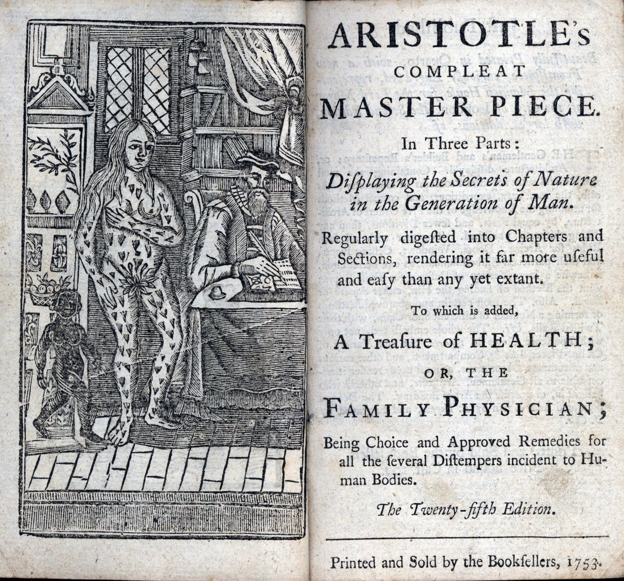 Frontispiece of a Medical Treatment by Aristotle (384-322 BC) by Unknown artist