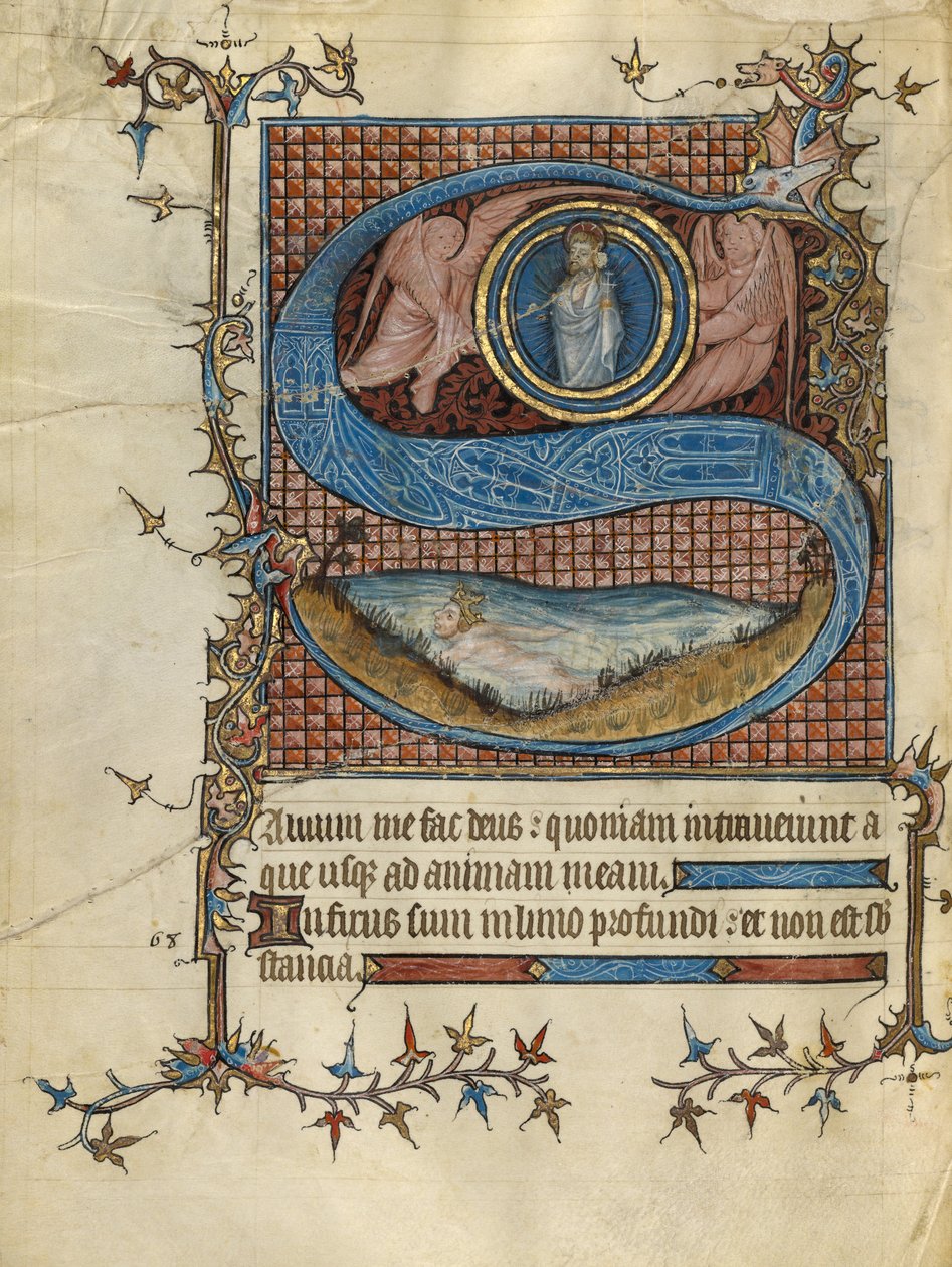 Initial S: David in the Water by Unknown artist
