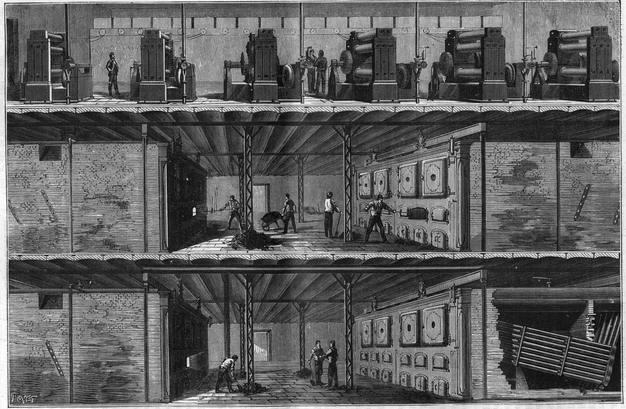 Installation of Boilers and Steam Dynamos at the Central Electric ...
