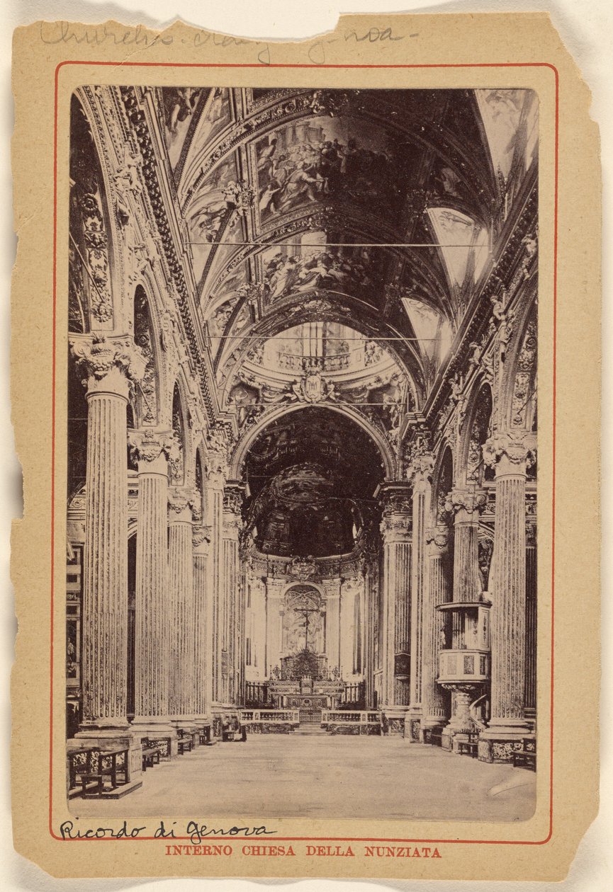 Interior of the Church of the Annunciation by Unknown artist