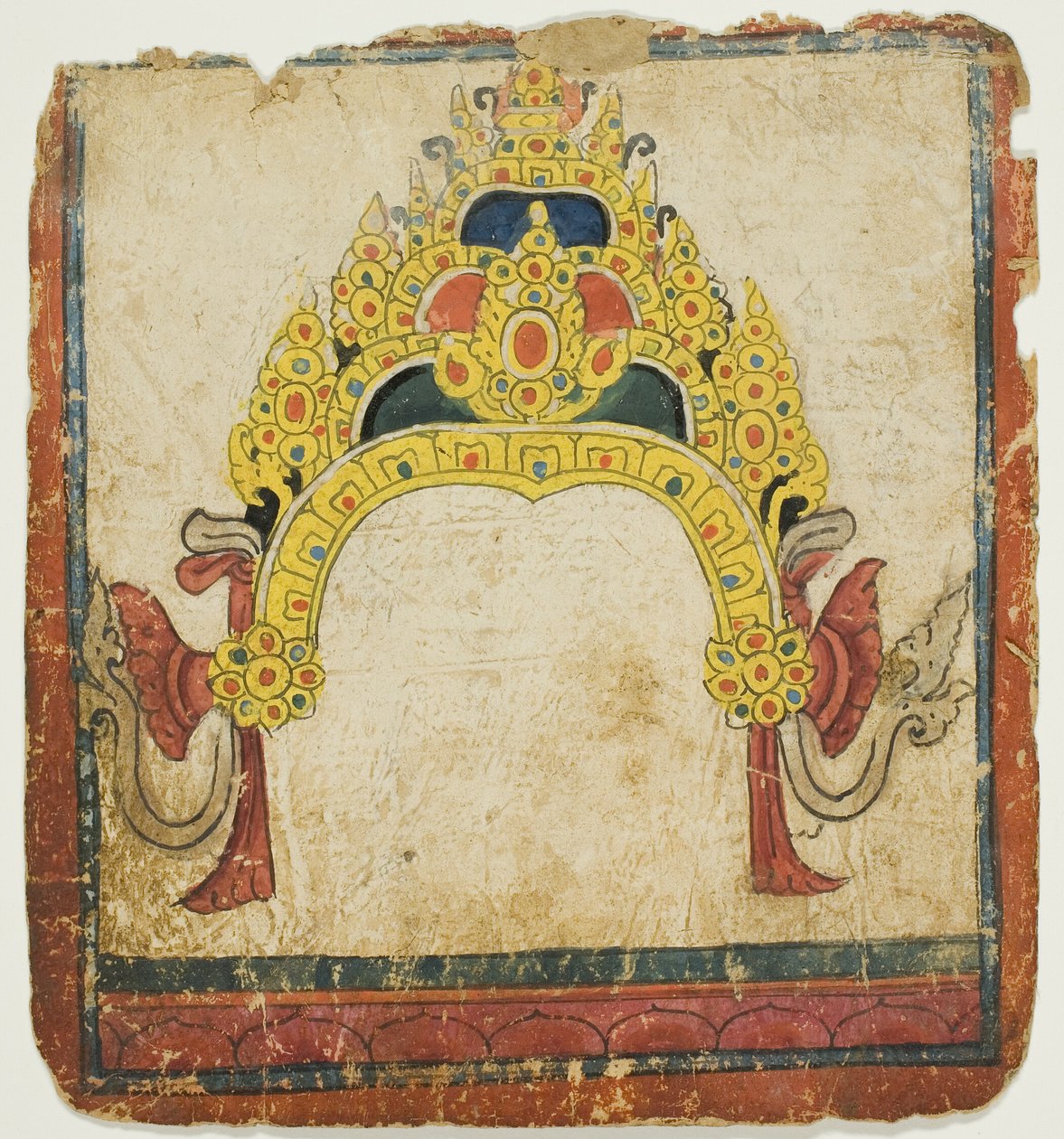 Jeweled Ritual Crown, from a Set of Initiation Cards by Unknown artist