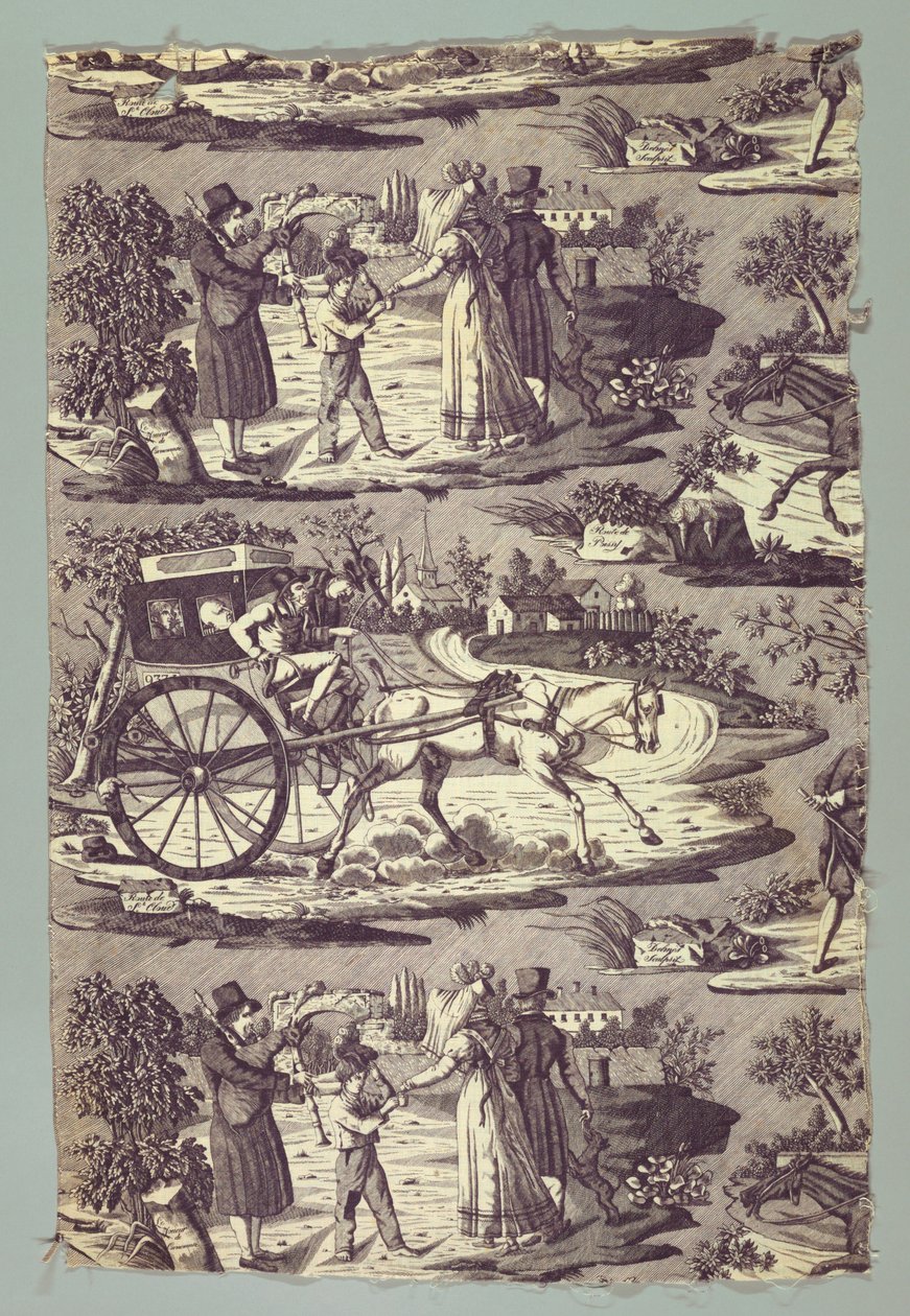 The Road to Poissy by Unknown artist