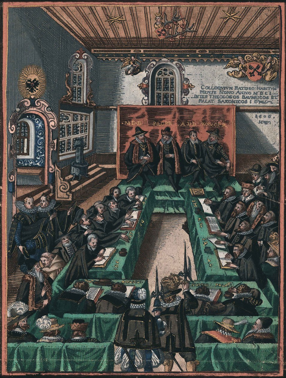 The Regensburg Religious Colloquy of 1601 by Unknown artist