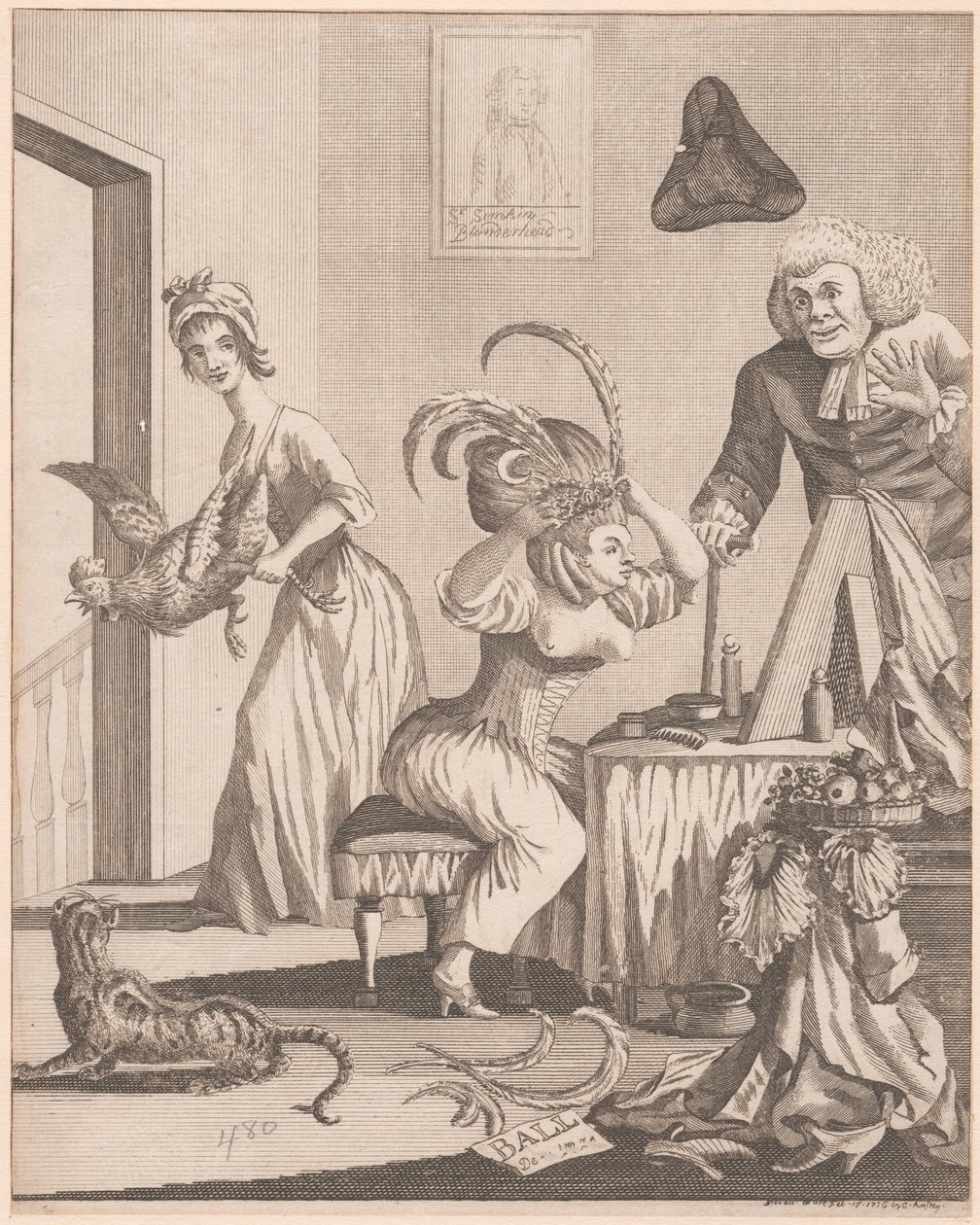 Lady Preparing for Evening at a Ball by Unknown artist