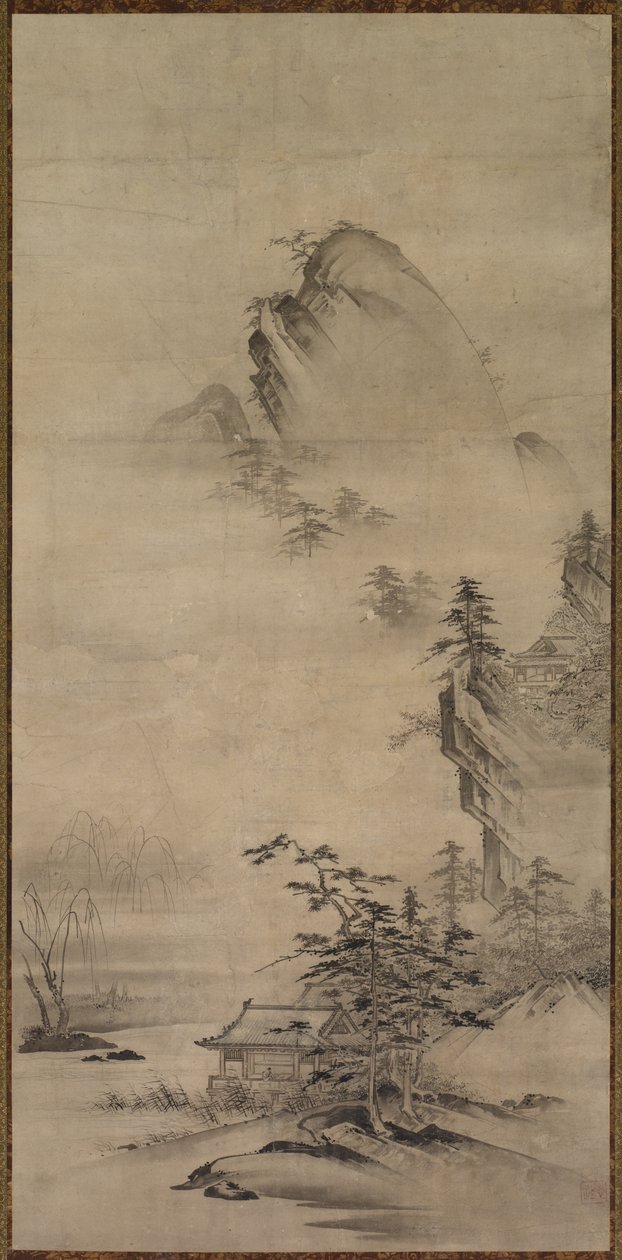 Landscape with a Pavilion by Unknown artist
