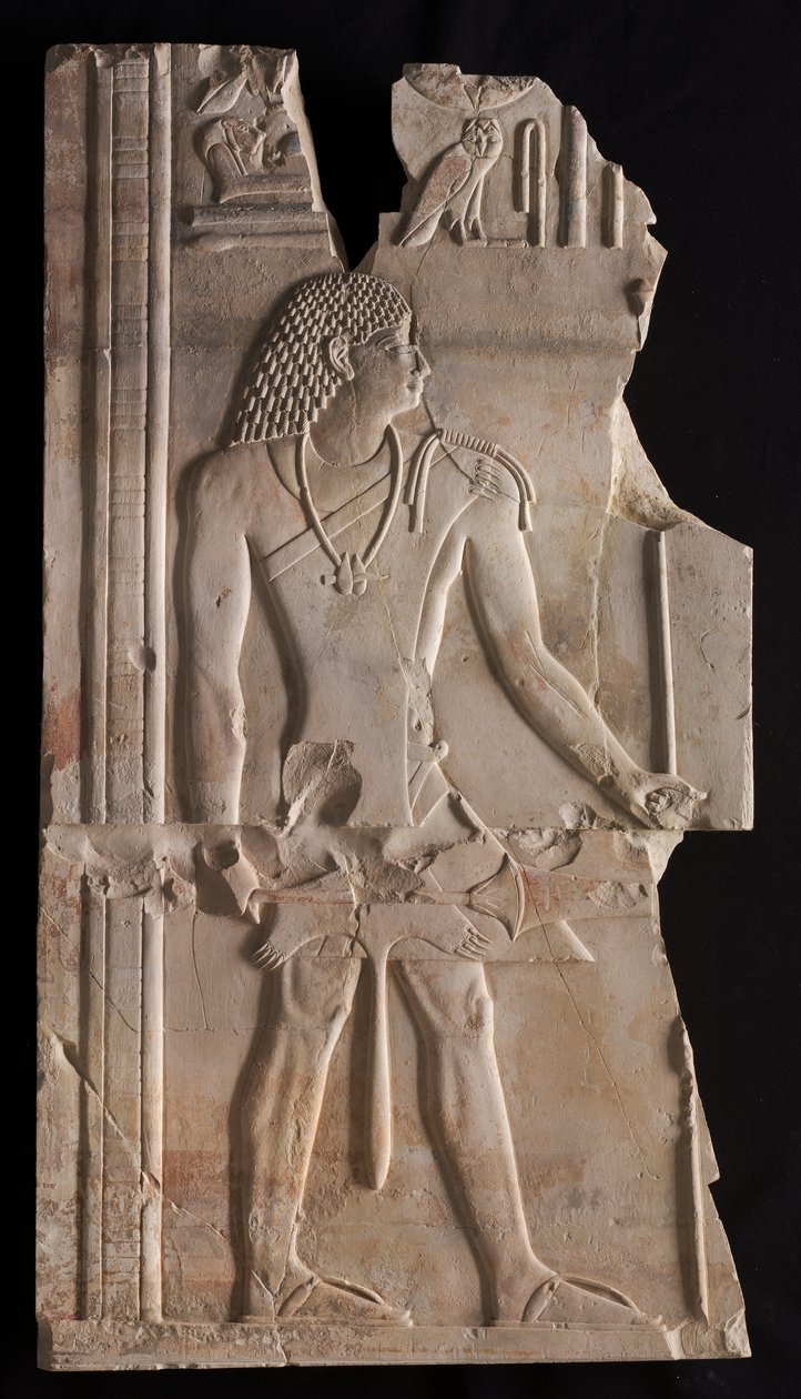Mentuemhat as Priest with Staff and Scepter by Unknown artist