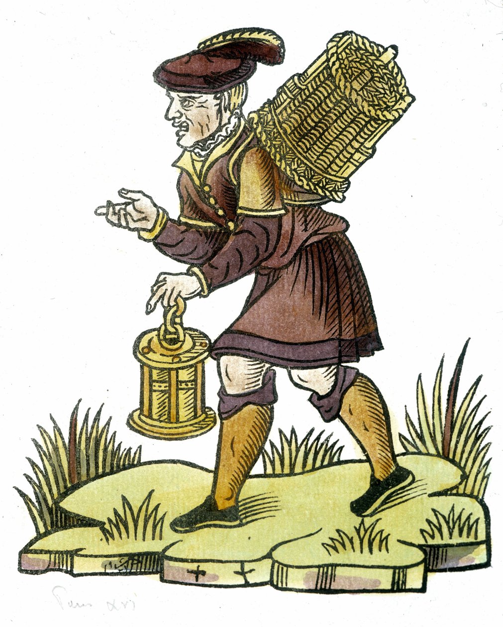 Medieval Merchant Cartoon