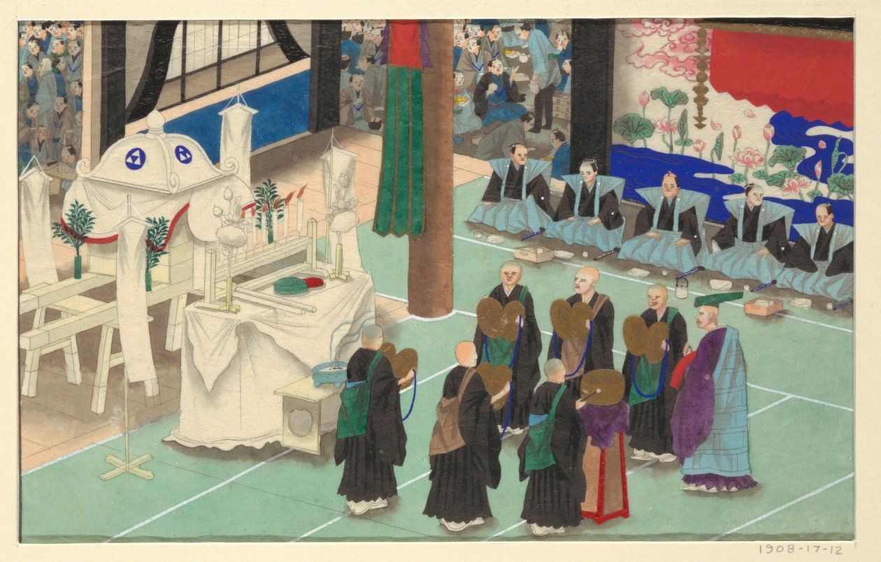 One of Sixteen Scenes of the Death and Burial of a Man by Unknown artist