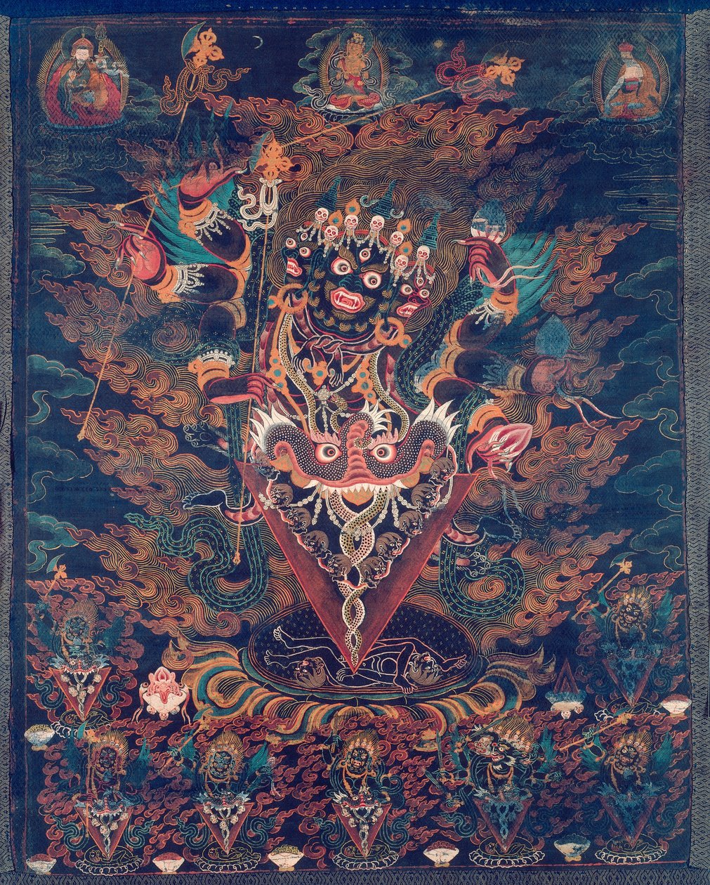 Banner with Guru Dragpur, a Wrathful Form of Padmasambhava by Unknown artist