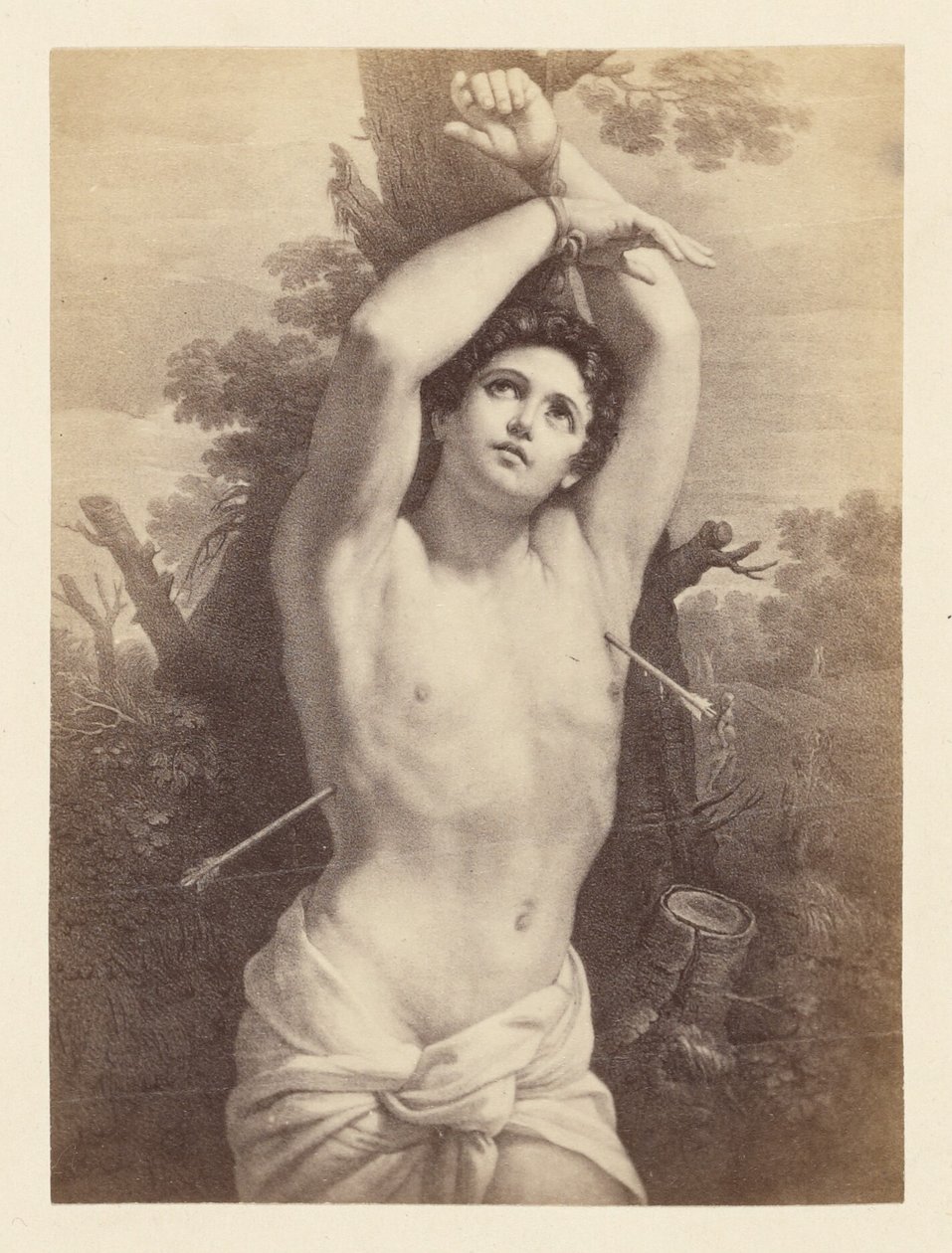 Painting Depicting the Martyrdom of Saint Sebastian by Unknown artist